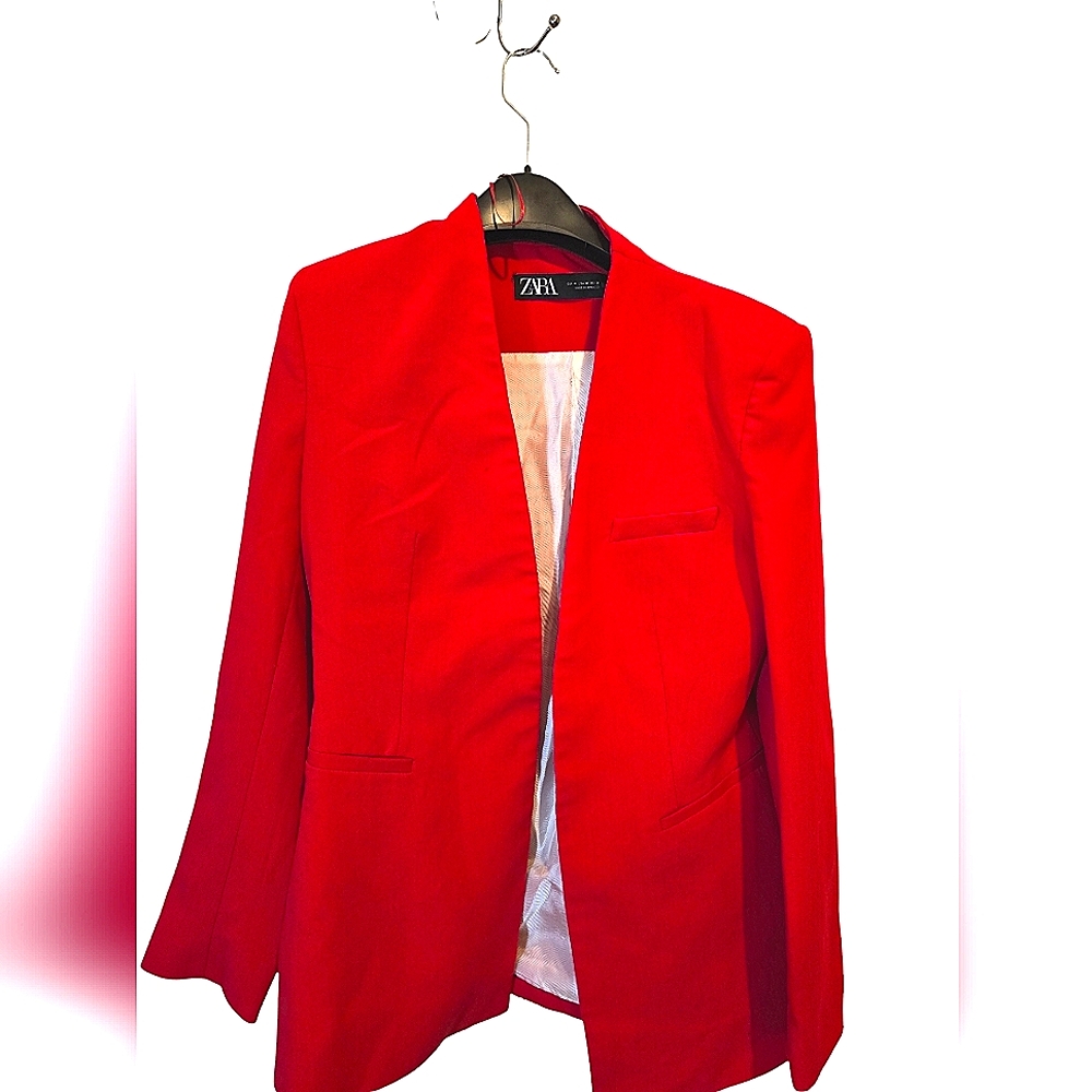 Zara Red Blazer